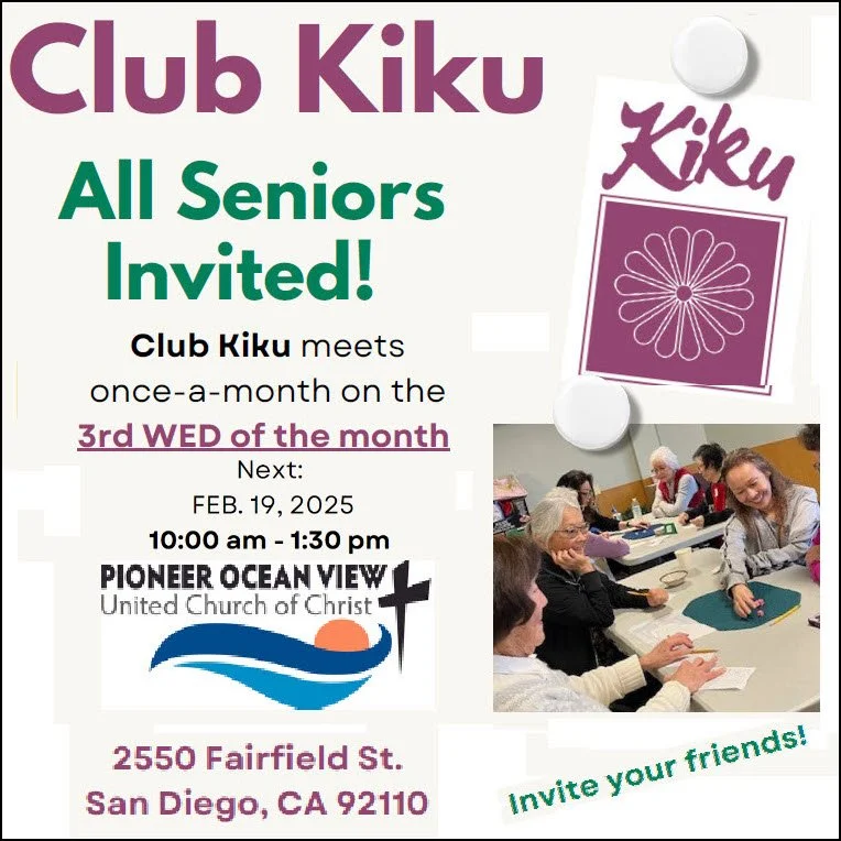 Club Kiku: Reserve Your Spot for Wednesday, Feb. 19!