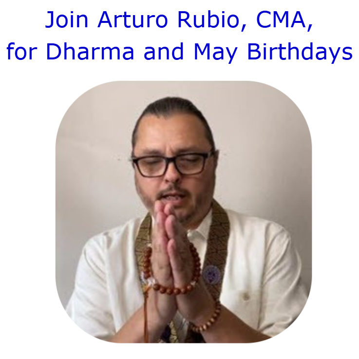 JOIN US for Dharma, May Birthdays, and Mother's Day Breakfast on May 11
