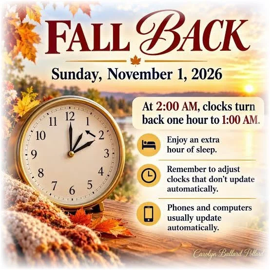 Extra Hour of Sleep Saturday Night with End of Daylight Savings Time