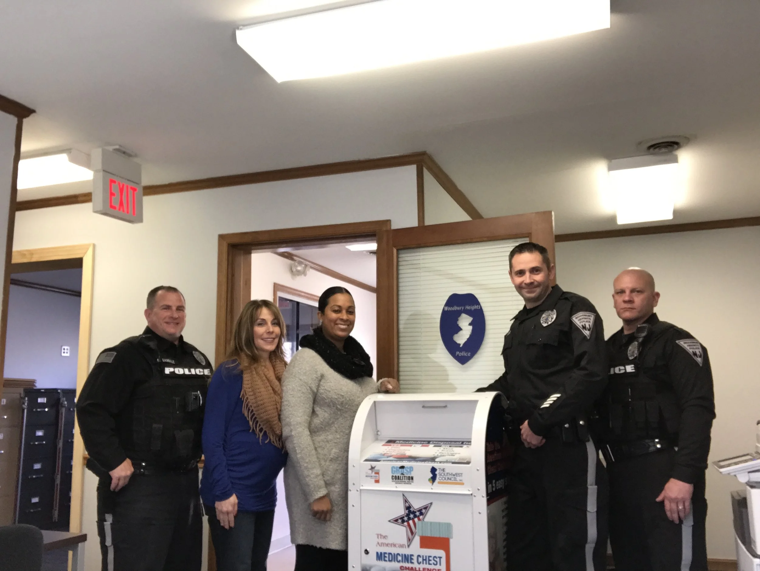 Woodbury Heights Police Department Acquires Permanent Prescription Drop