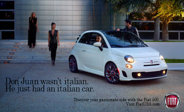 Don Juan wasn't Italian. He just had an Italian car.
