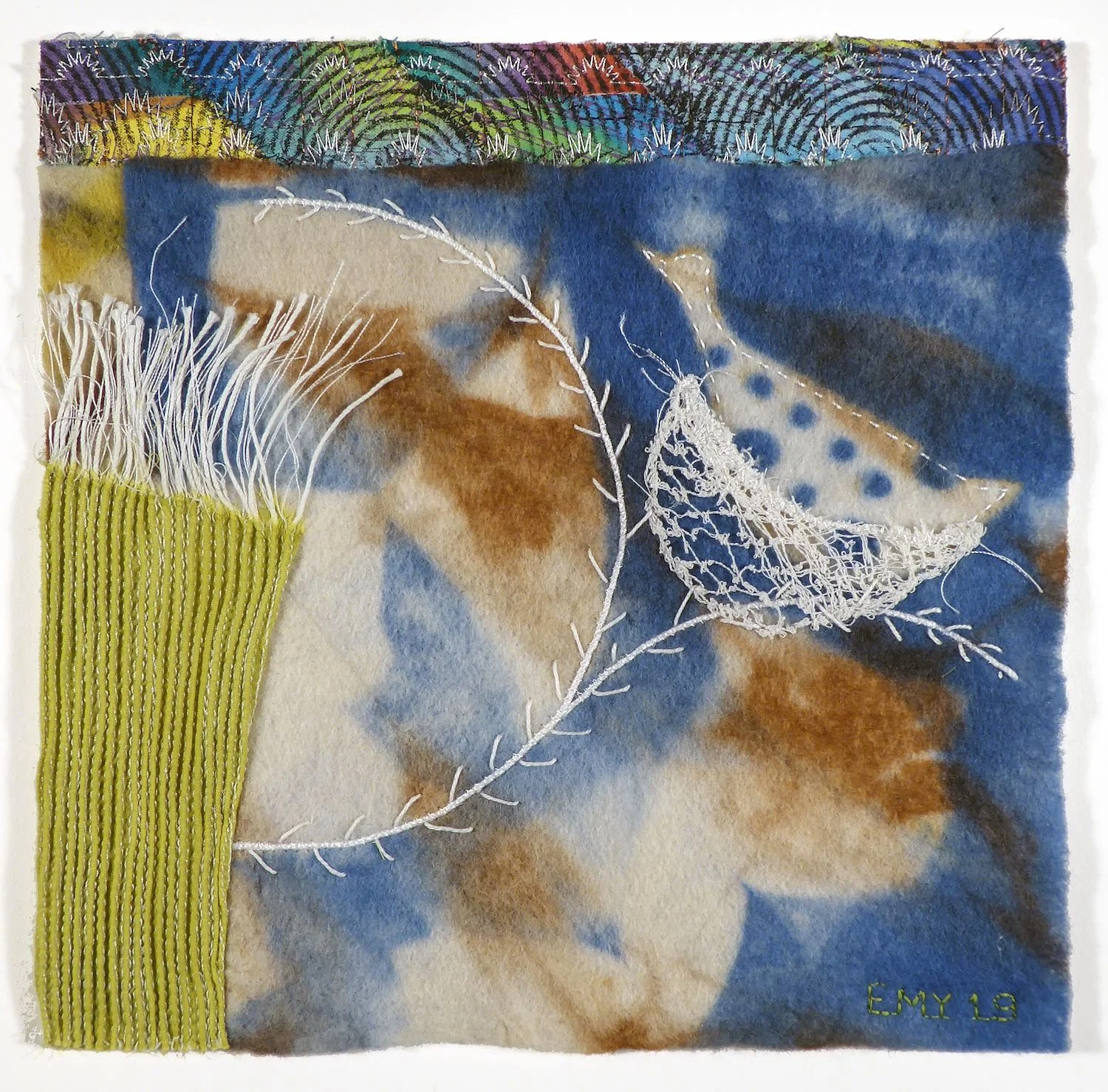 Nesting, 12 x 12 x 2.5 inches, 2019