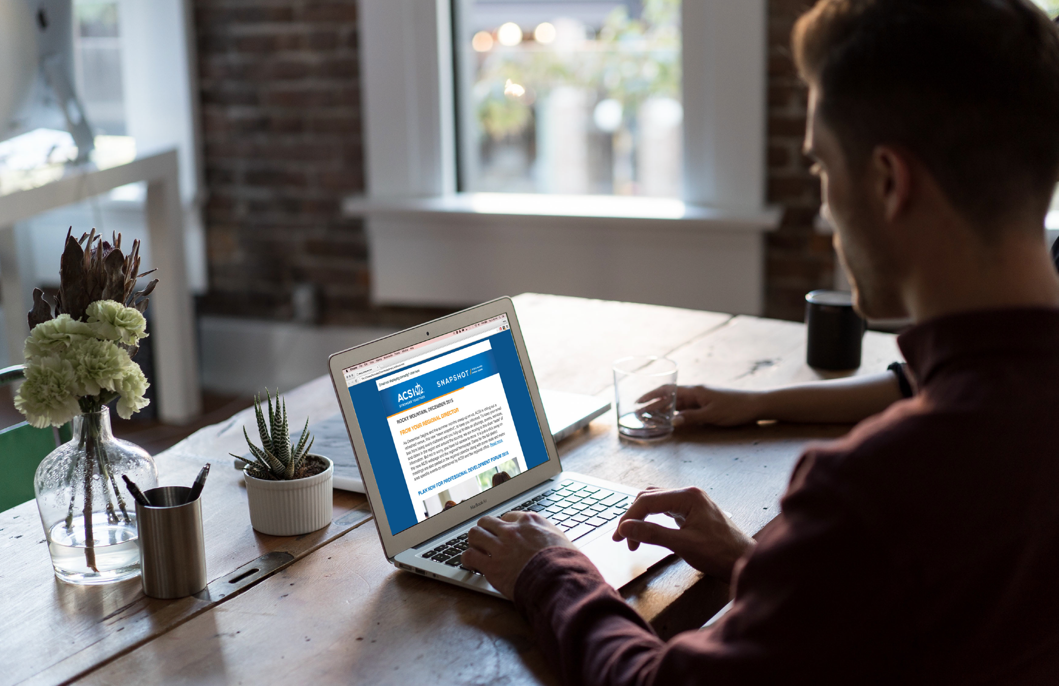 ACSI’s Snapshot now features compelling images and clear calls to action.