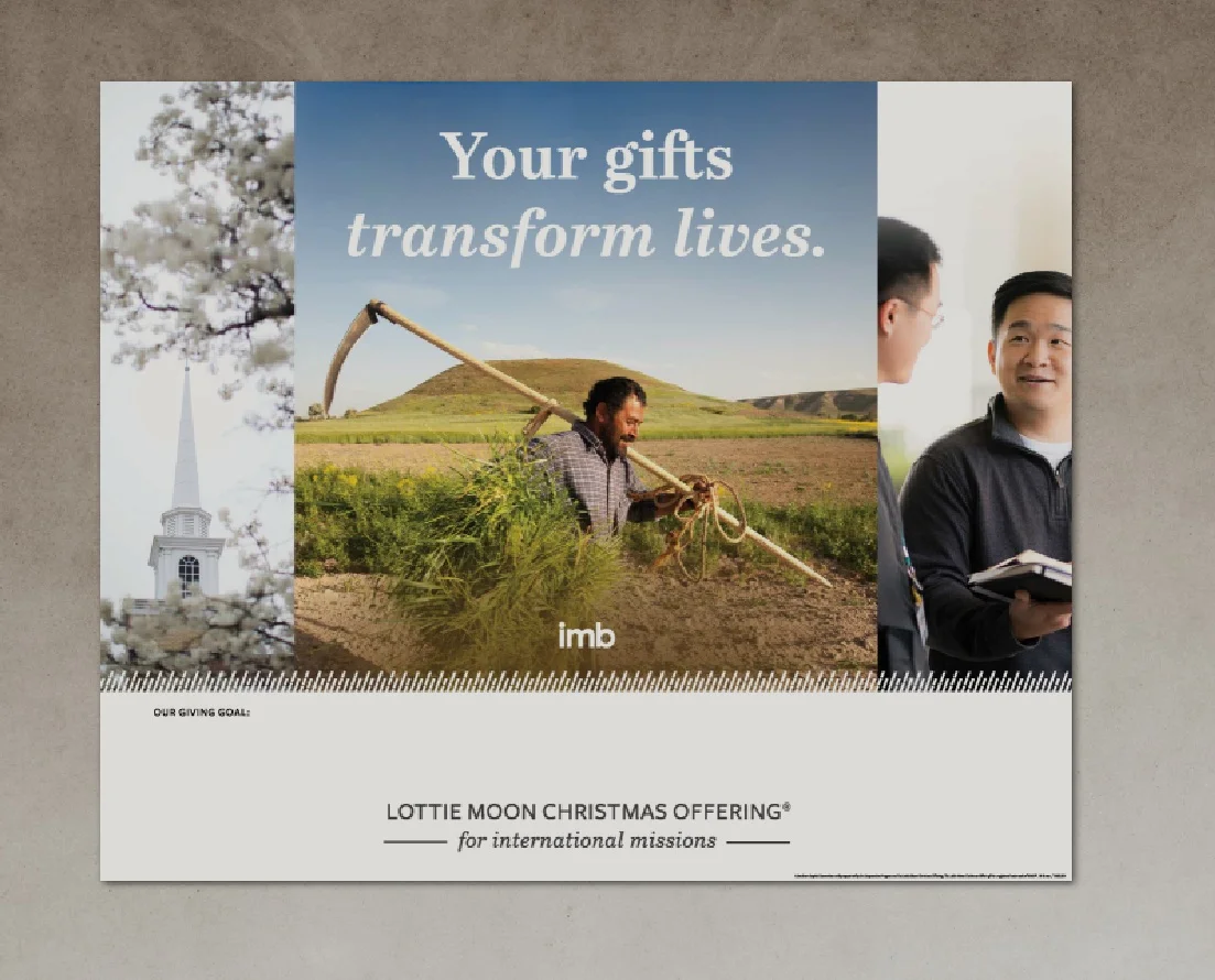 Lottie Moon Christmas Offering Giving Poster