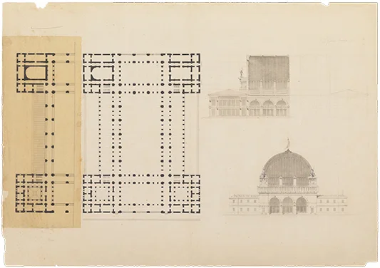 Charles Arnaud (French, 1847-1930), Gare d’Orsay, c. 1900, pencil, ink, watercolor on paper, 17 7/8 x 25 3/8”