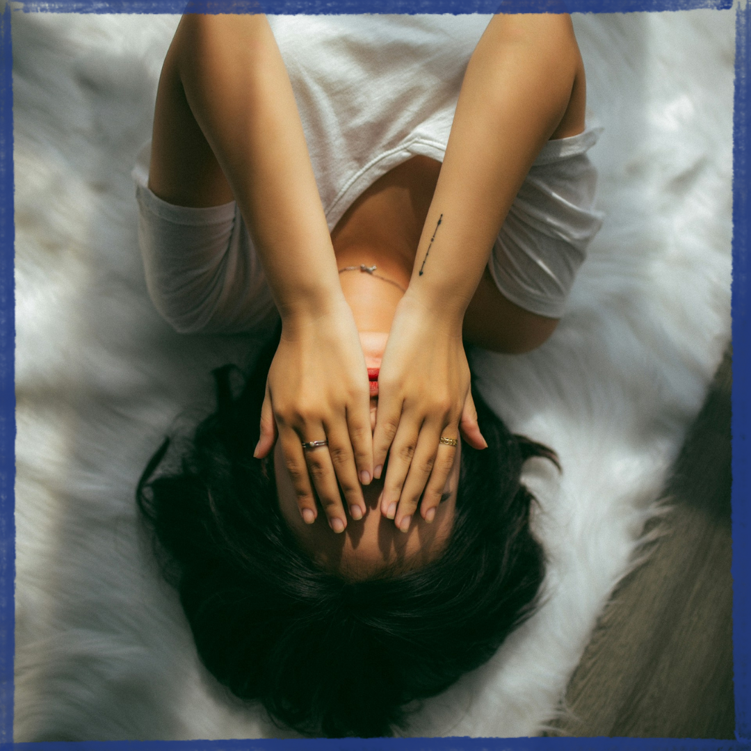 person in distress over relationship conflict