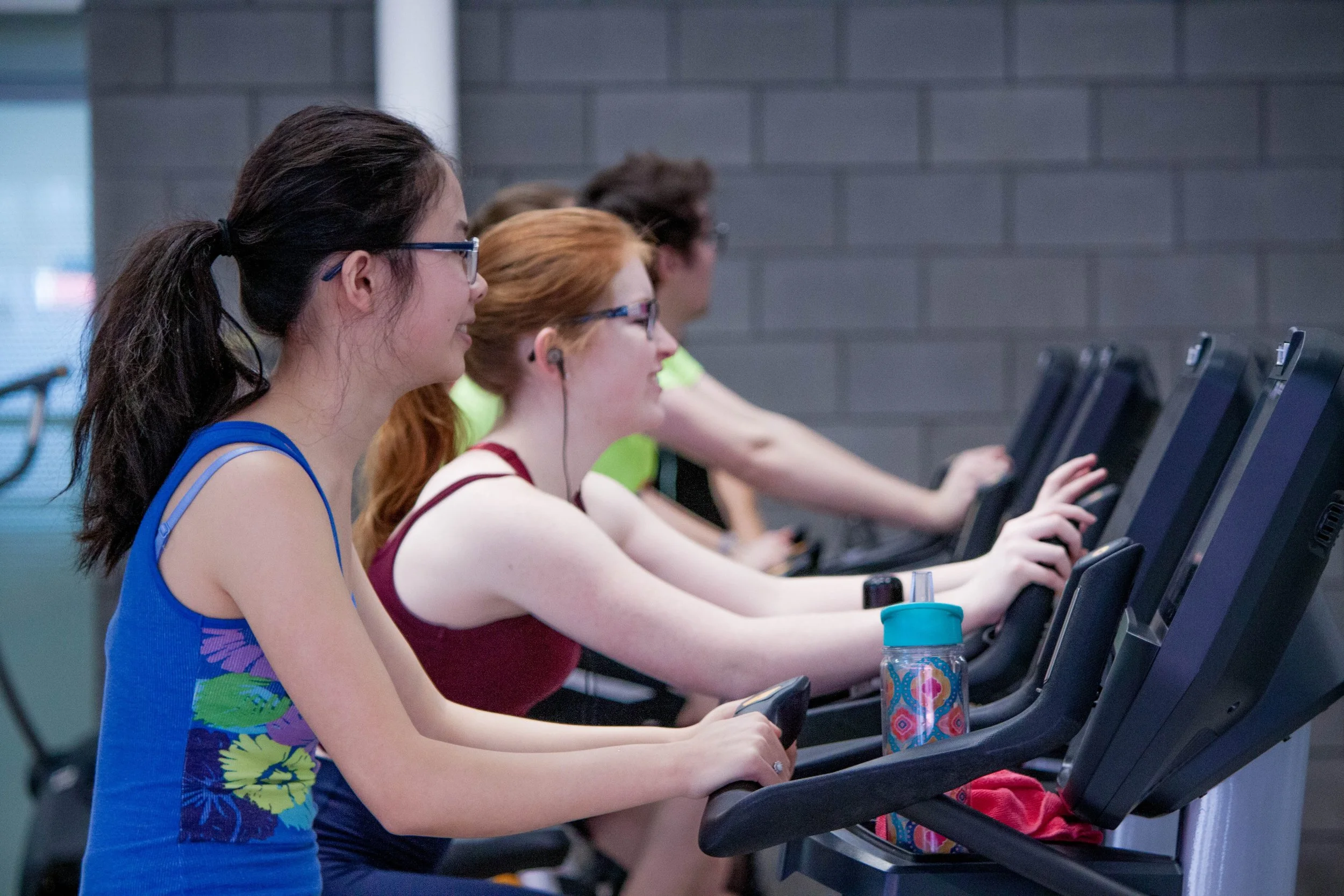 Spin class in West LA