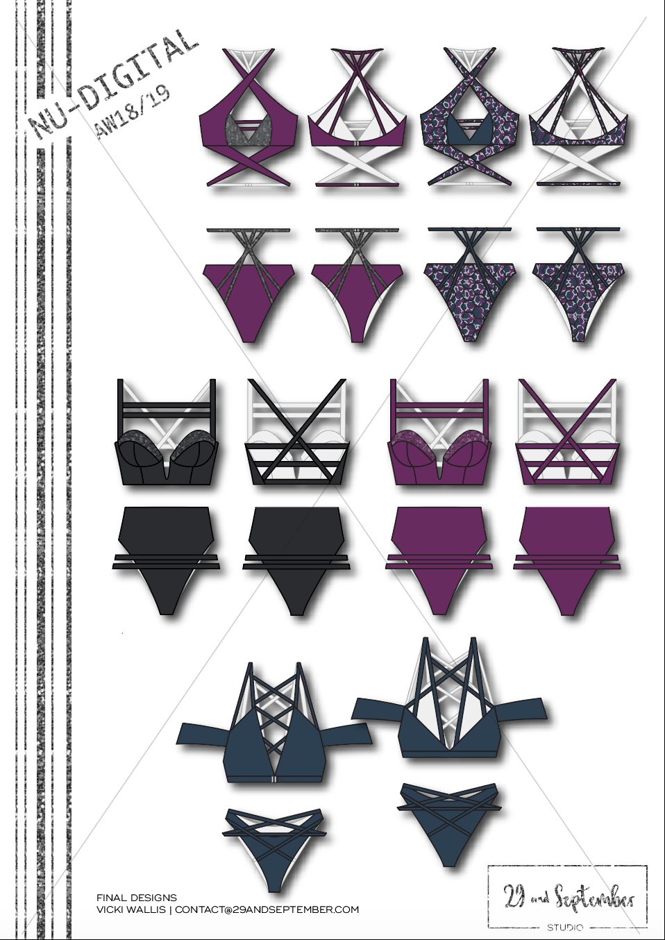 How to start a swimwear brand | swimwear technical drawings designs | Swim inspiration | technical drawings for fitness apparel by 29andSeptember Studio