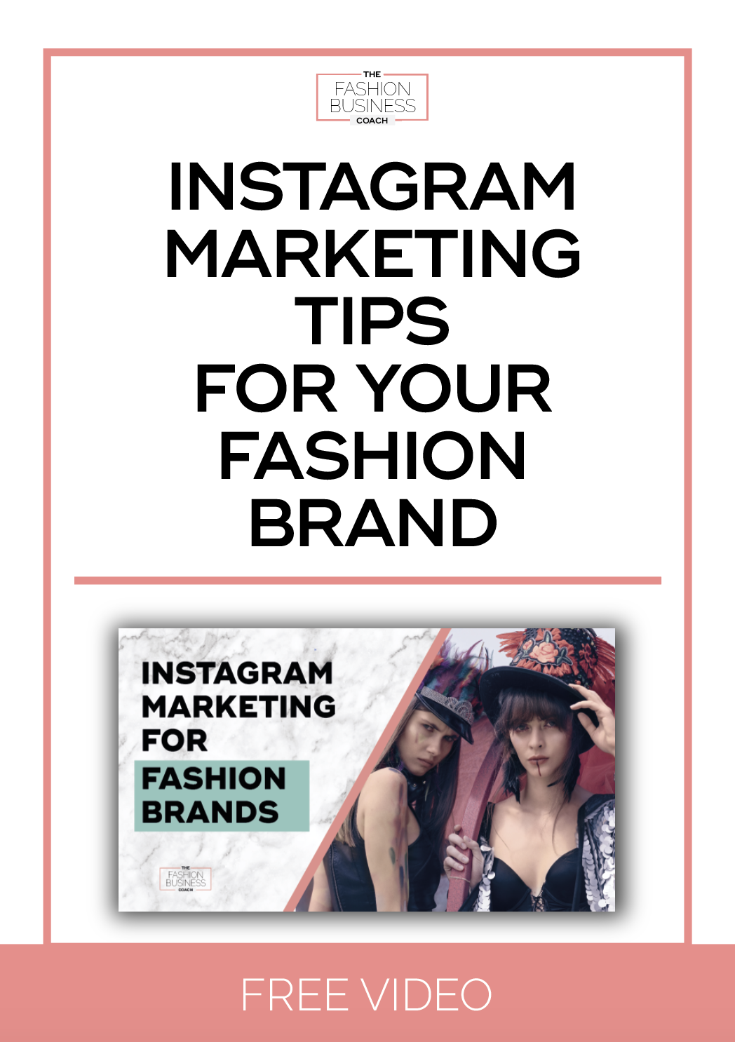 How to Promote Your Fashion Brand Using Instagram Marketing Video — The ...