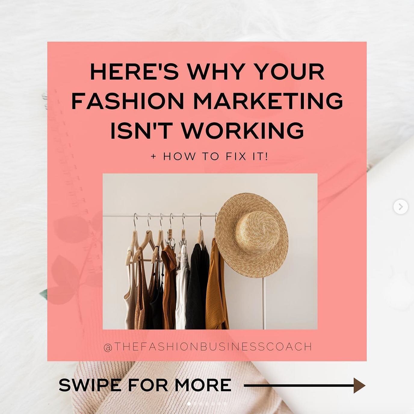 🚫 SOS: Your fashion marketing isn't working for you!

Here to give you this quick reminder that you may be struggling to connect with your customers because you're pushing your own agenda and not listening to what they want.

Here's why you might be