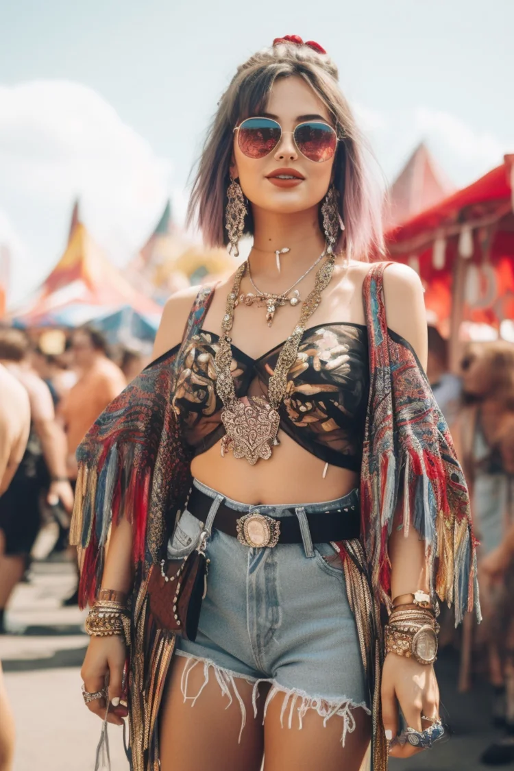 Festival Print Dress