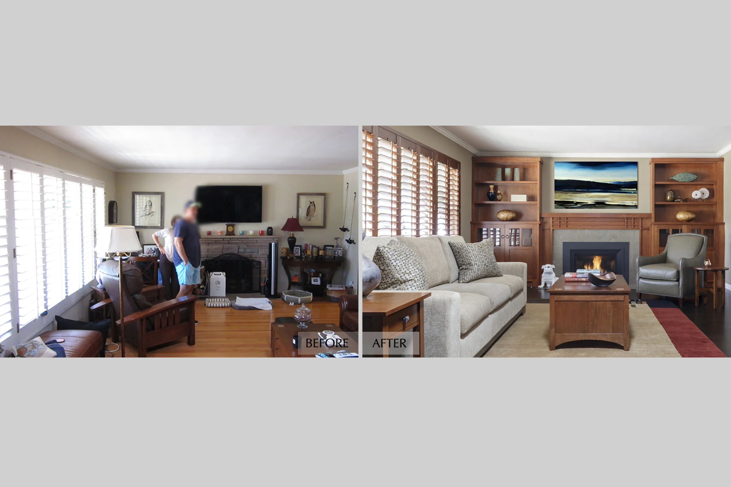DESIGN415 | Before and After Redwood City Mission Decorating Design