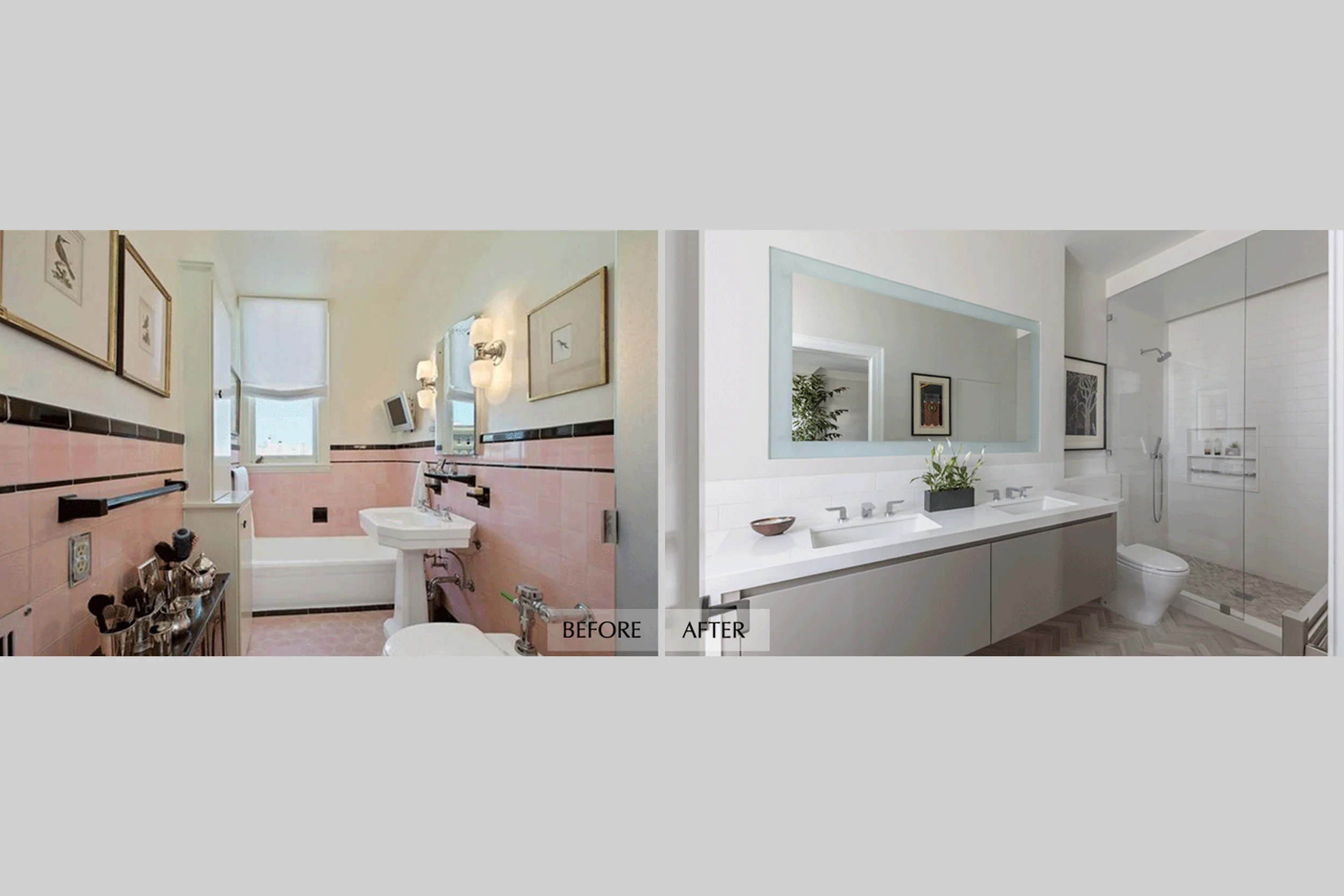 DESIGN415 | Before and After Pacific Heights San Francisco Bathroom Remodel