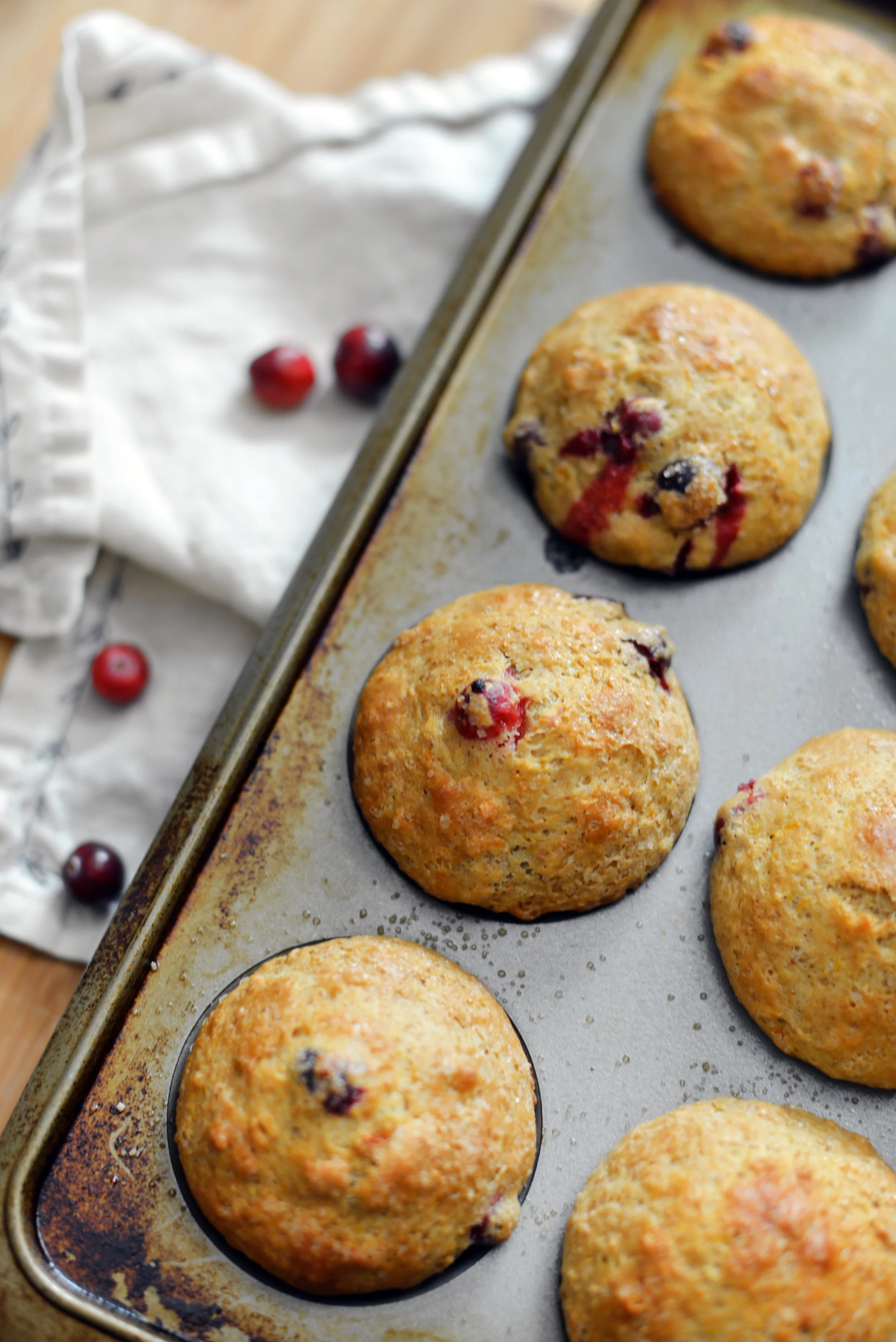 Cranberry Orange Muffins - Global Dish - Stephanie Arsenault