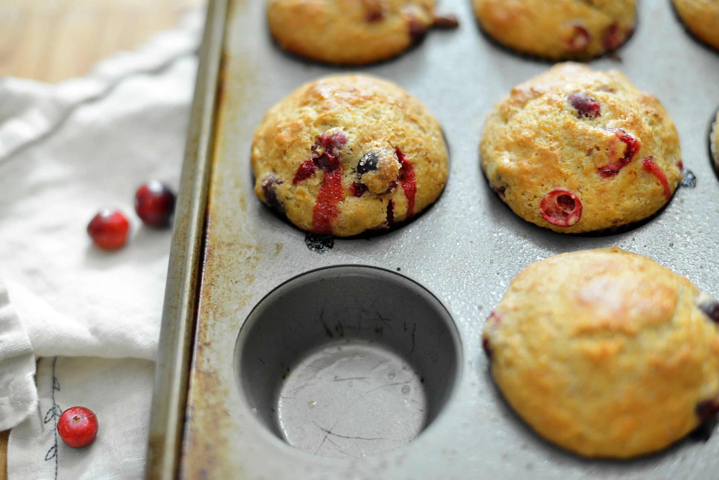 Cranberry Orange Muffins - Global Dish - Stephanie Arsenault