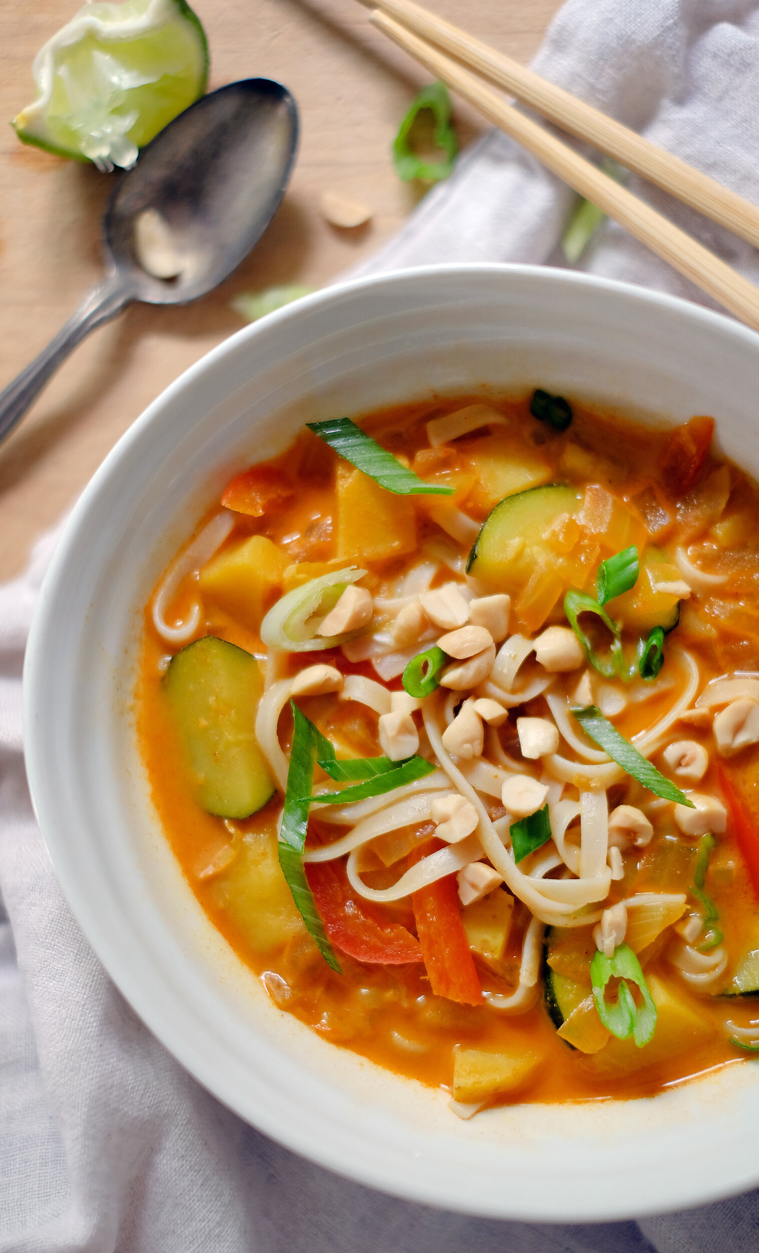 Vegan Thai Curry Soup with Noodles. Yes, please. — GLOBAL DISH
