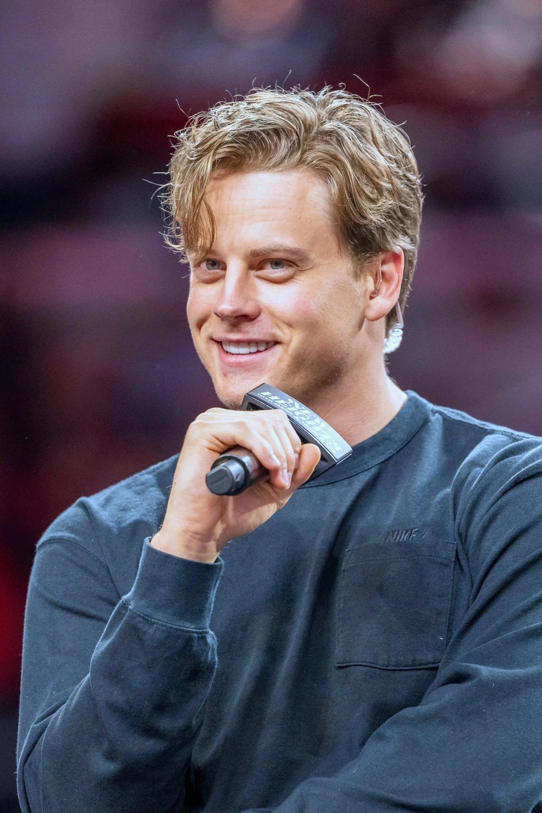 Joe Burrow, New Heights Podcast at U of Cincinnati, 4/11/24