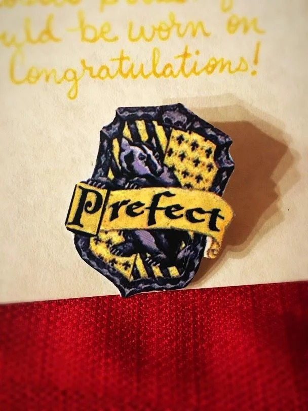 Huffle Puff Prefect Wizard Letter