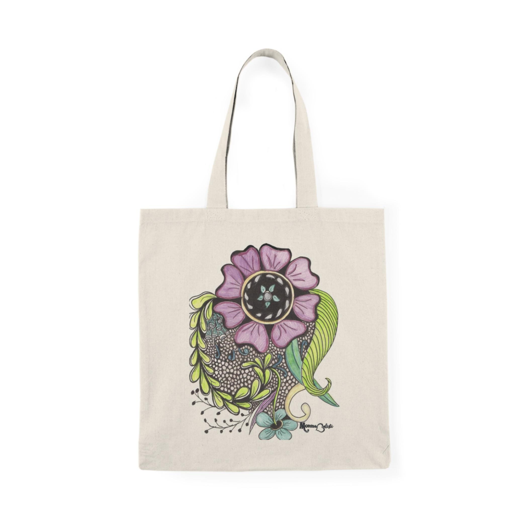 "Lilura" Small Tote Bag - 15 Inch Canvas Tote