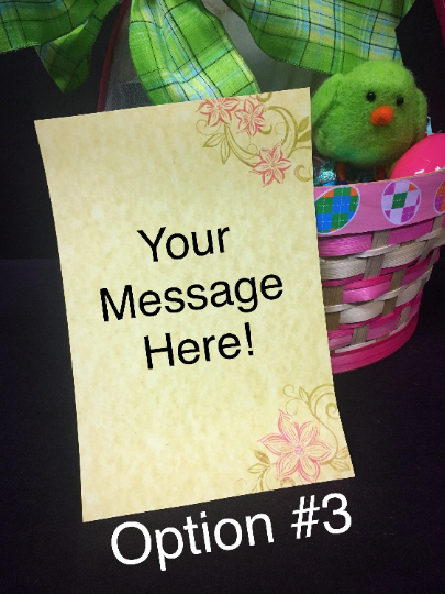 Completely Personalized Easter Bunny Letter