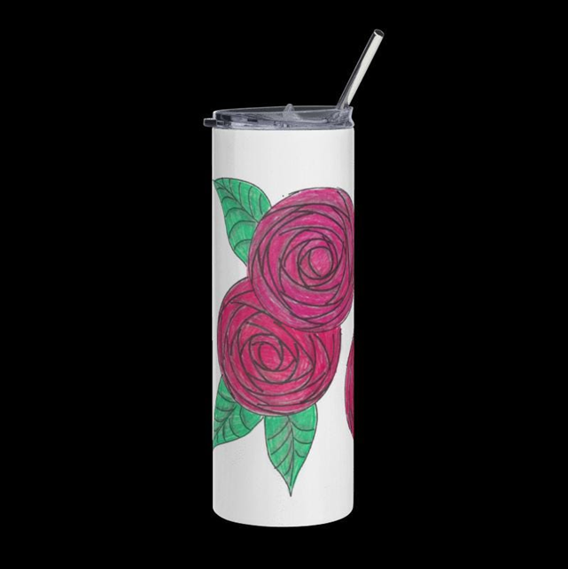 "Zesty Rose" Tumbler - 20oz