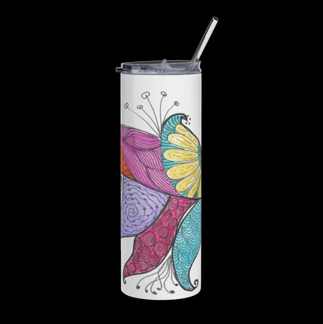 "Featherine" Tumbler - 20oz