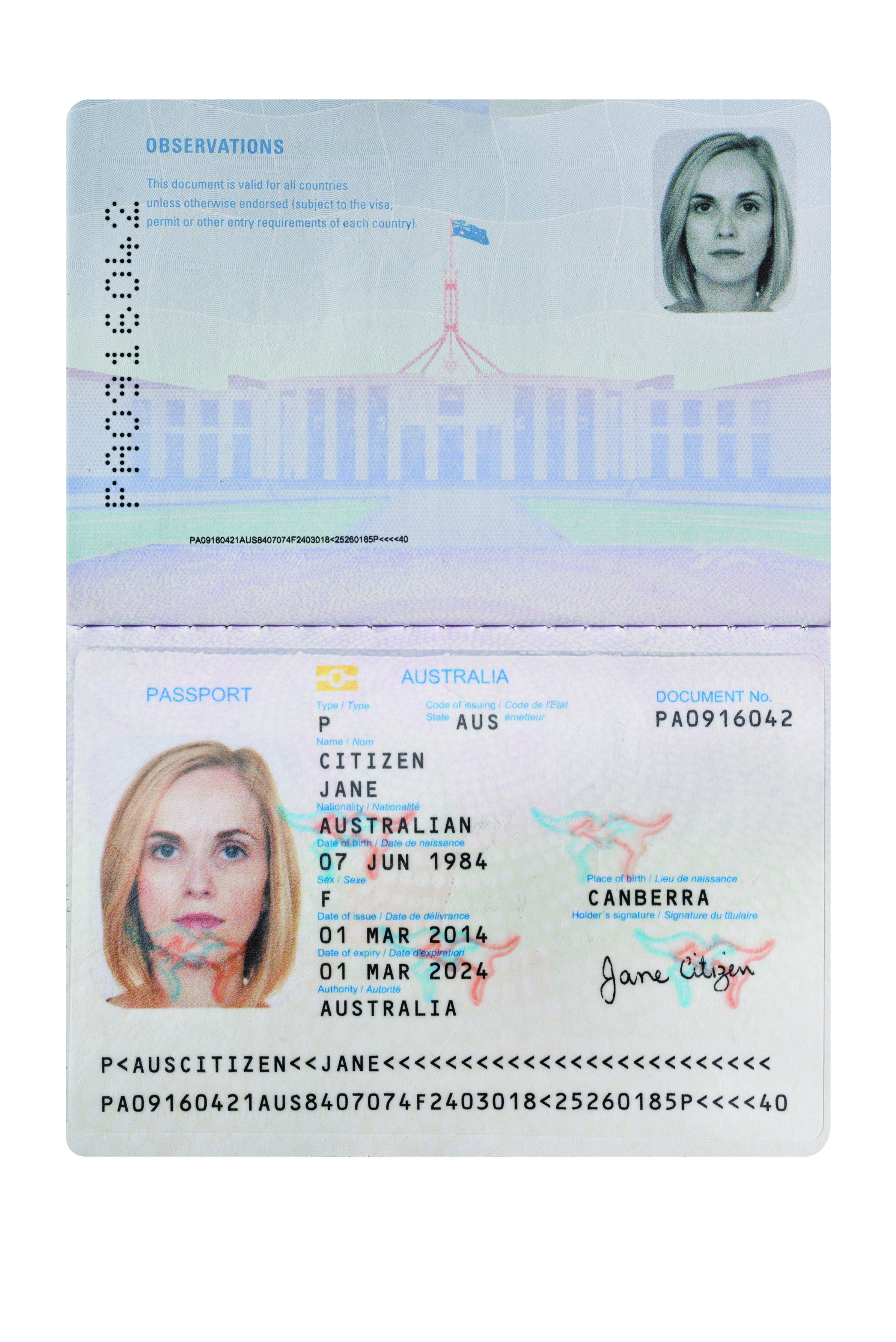 Passports — Note Printing Australia