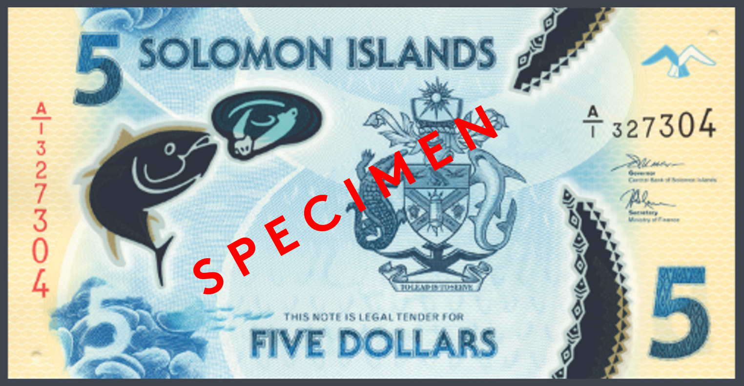 SOLOMON ISLANDS LAUNCHES NEW POLYMER $5 AT CURRENCY CONFERENCE 2019