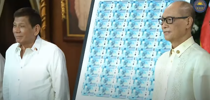 PRESIDENT DUTERTE HELPS LAUNCH BSP’S NEW 1000-PISO
