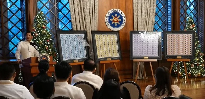 PHILIPPINES PRESIDENT AND BSP GOVERNOR LAUNCH NEW POLYMER BANKNOTE SERIES