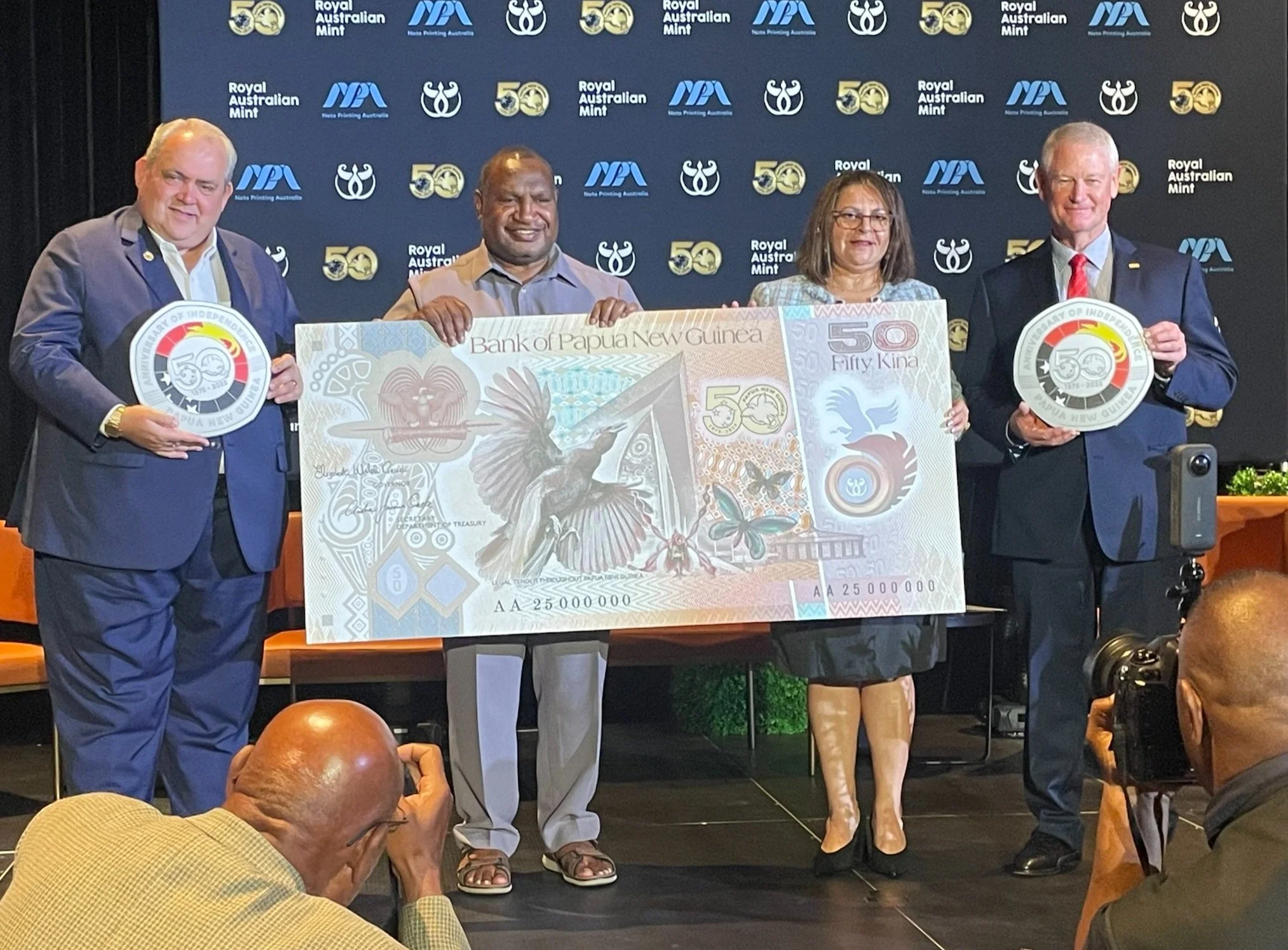 BANK OF PAPUA NEW GUINEA UNVEILS NEW COMMEMORATIVE CURRENCY IN YEAR OF CELEBRATION