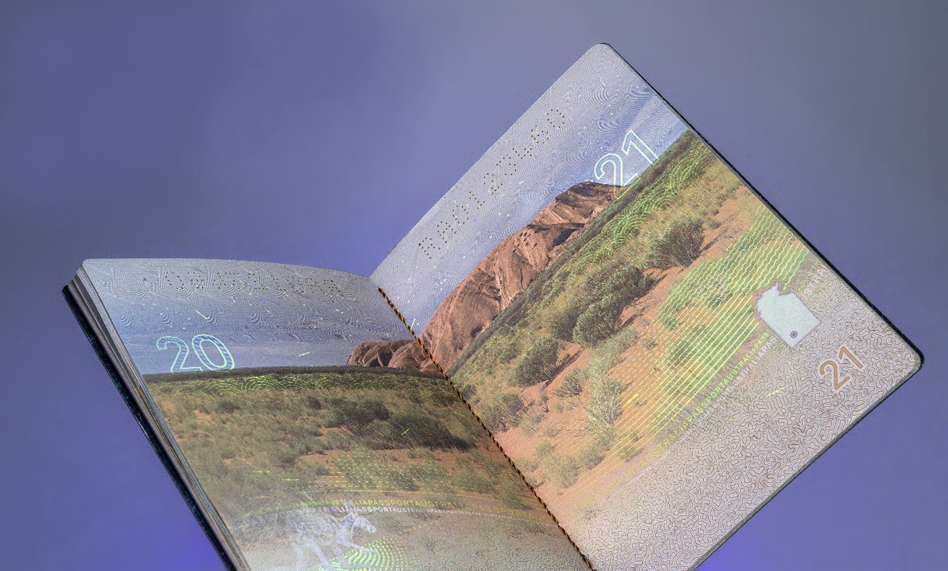 UV DESIGN IN RSERIES PASSPORT REVEALS MORE OF AUSTRALIA’S NATURAL