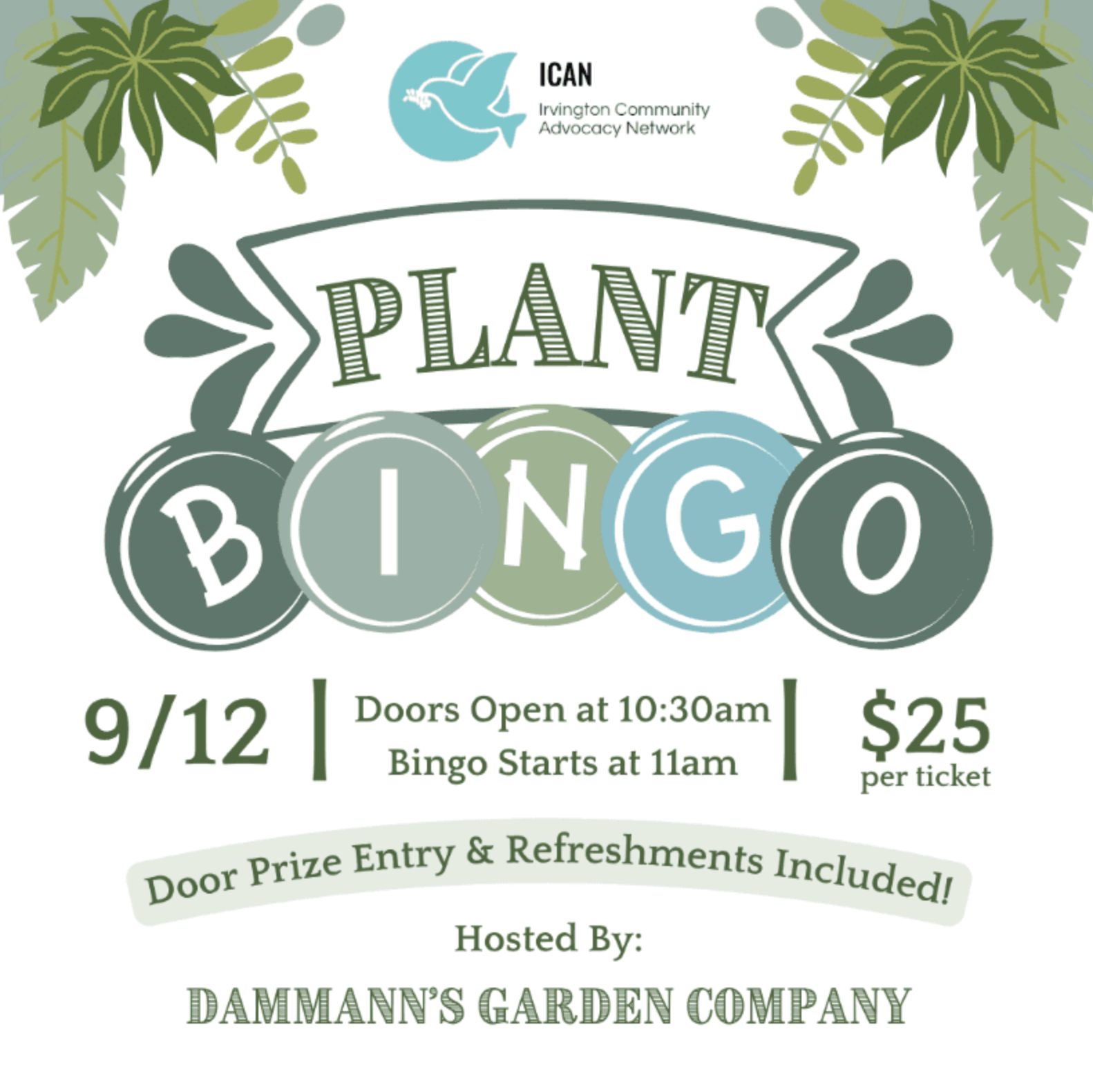 Plant Bingo at Dammann's!