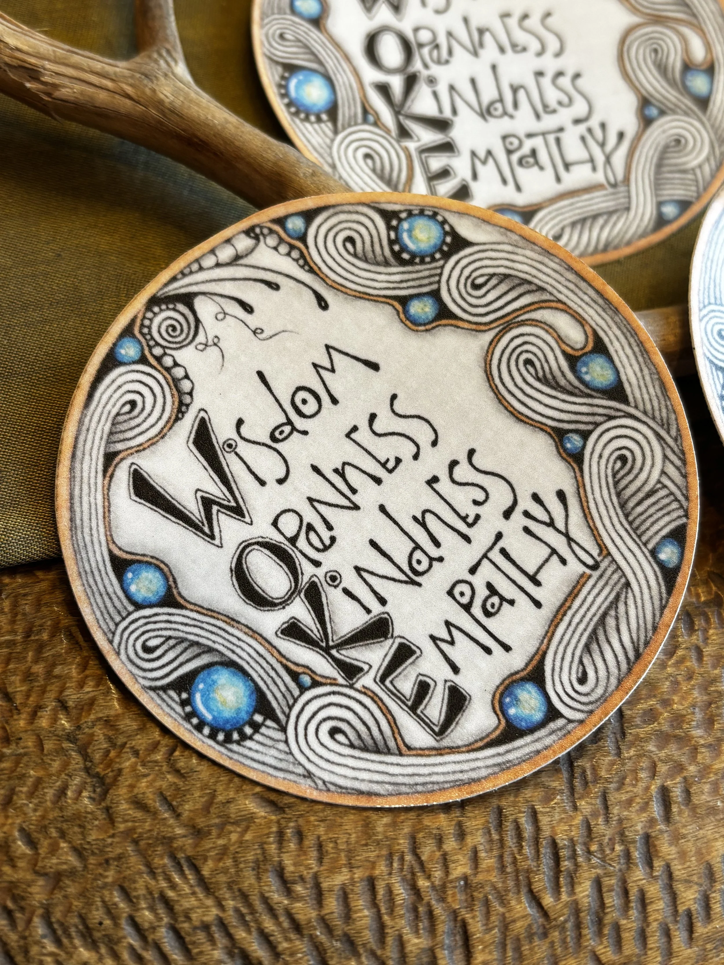 Sticker - Wisdom Openness, Kindness Empathy