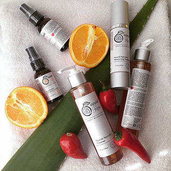 Picture: Some of the Apple Rose Beauty skin care products - made with certified organic ingredients