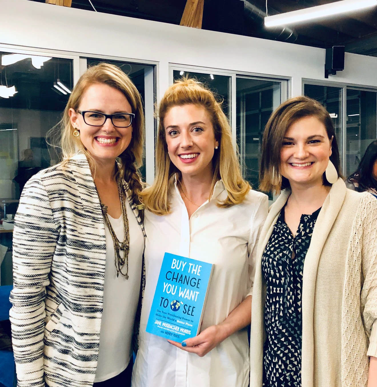 Shown: (L to R) Heather Young, Jane Mosbacher Morris, and Jennifer Klotz. In her book, “Buy the Change You Want to See ,” Jane Mosbacher Morris creates a vivid argument for just how powerful our purchasing power can be! *This article may contain affiliate links. A small portion of your purchase helps support SHE.