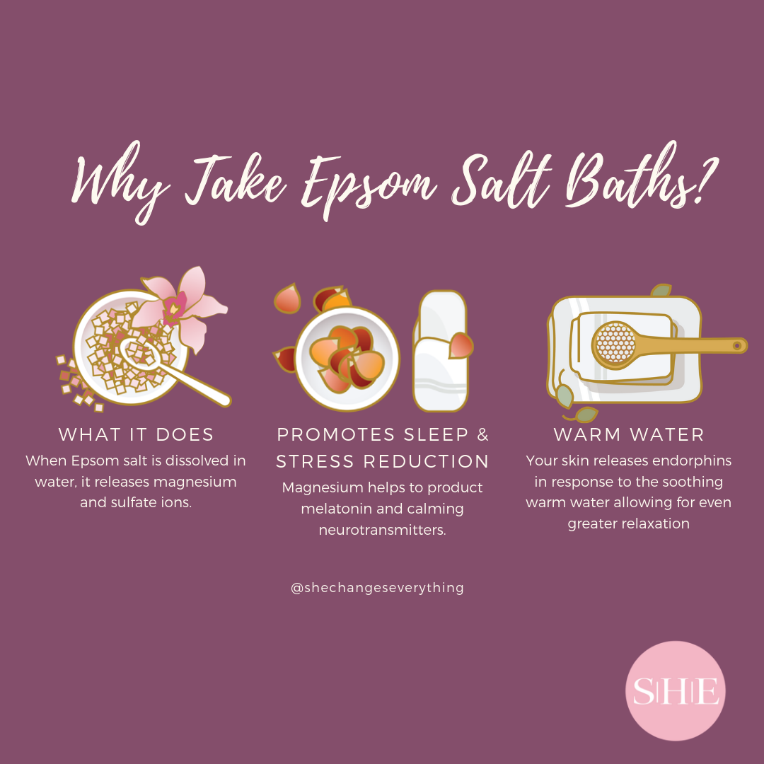Why Practically Every Women Should Be Taking Epsom Salt Baths SHE CHANGES EVERYTHING