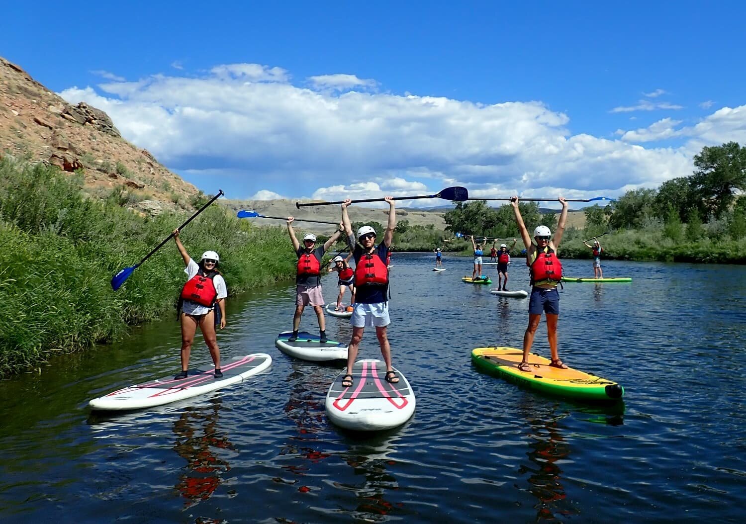 colorado river paddleboarding