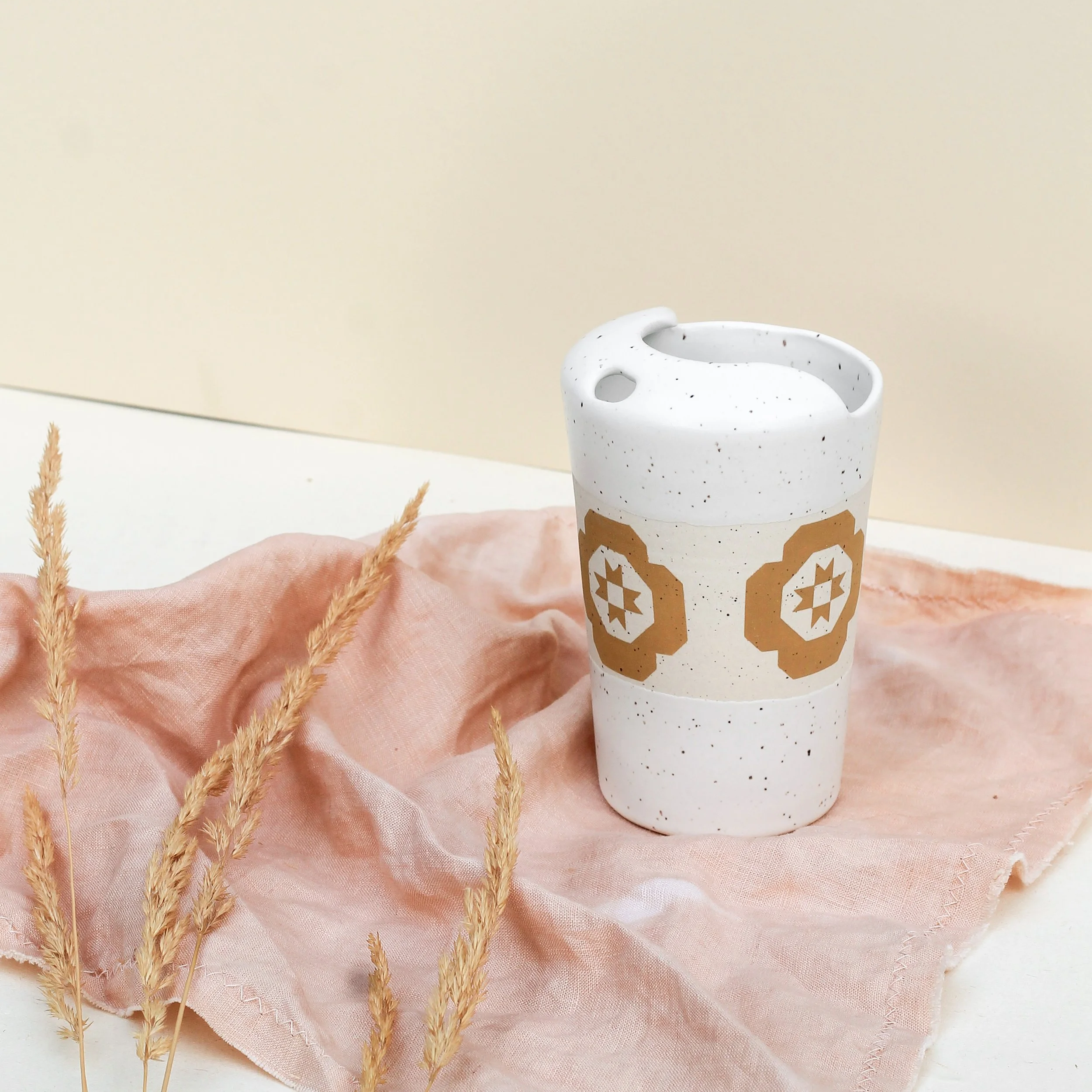 Patchwork Travel Mug - Large