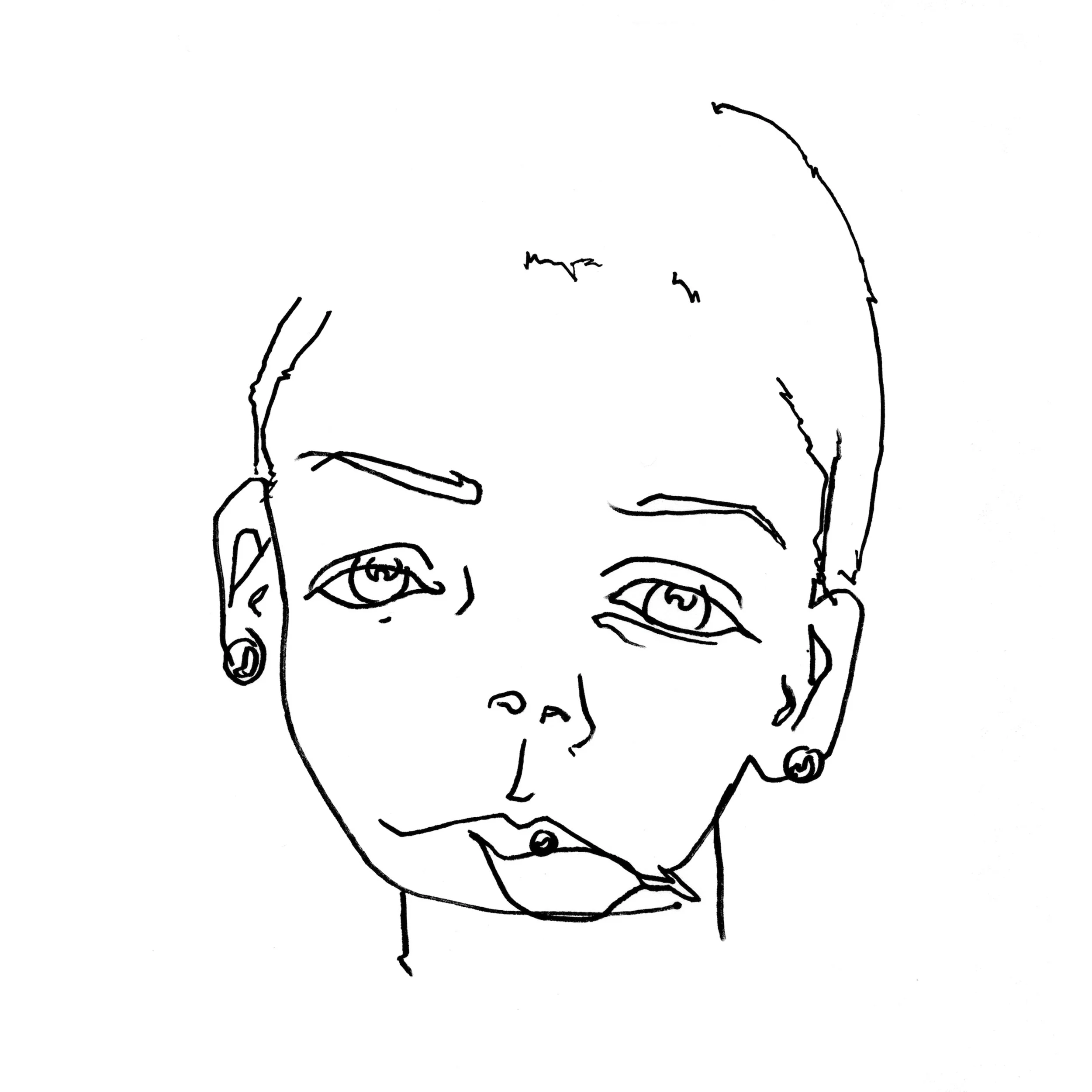jj hastain , 2017. Ink Marker. 8.5 x 11 in. 