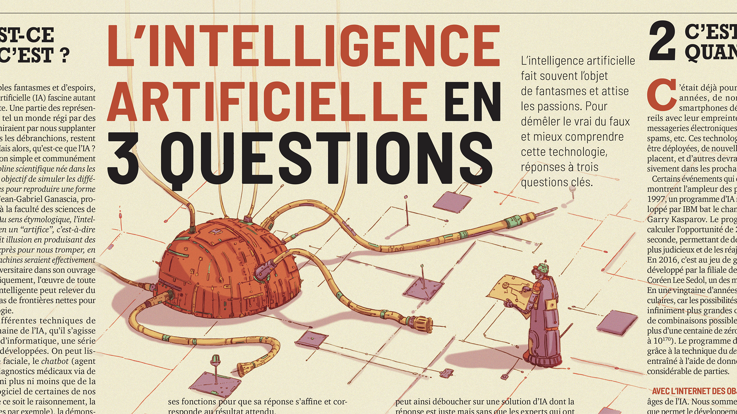 art for the French magazine alternatives economics