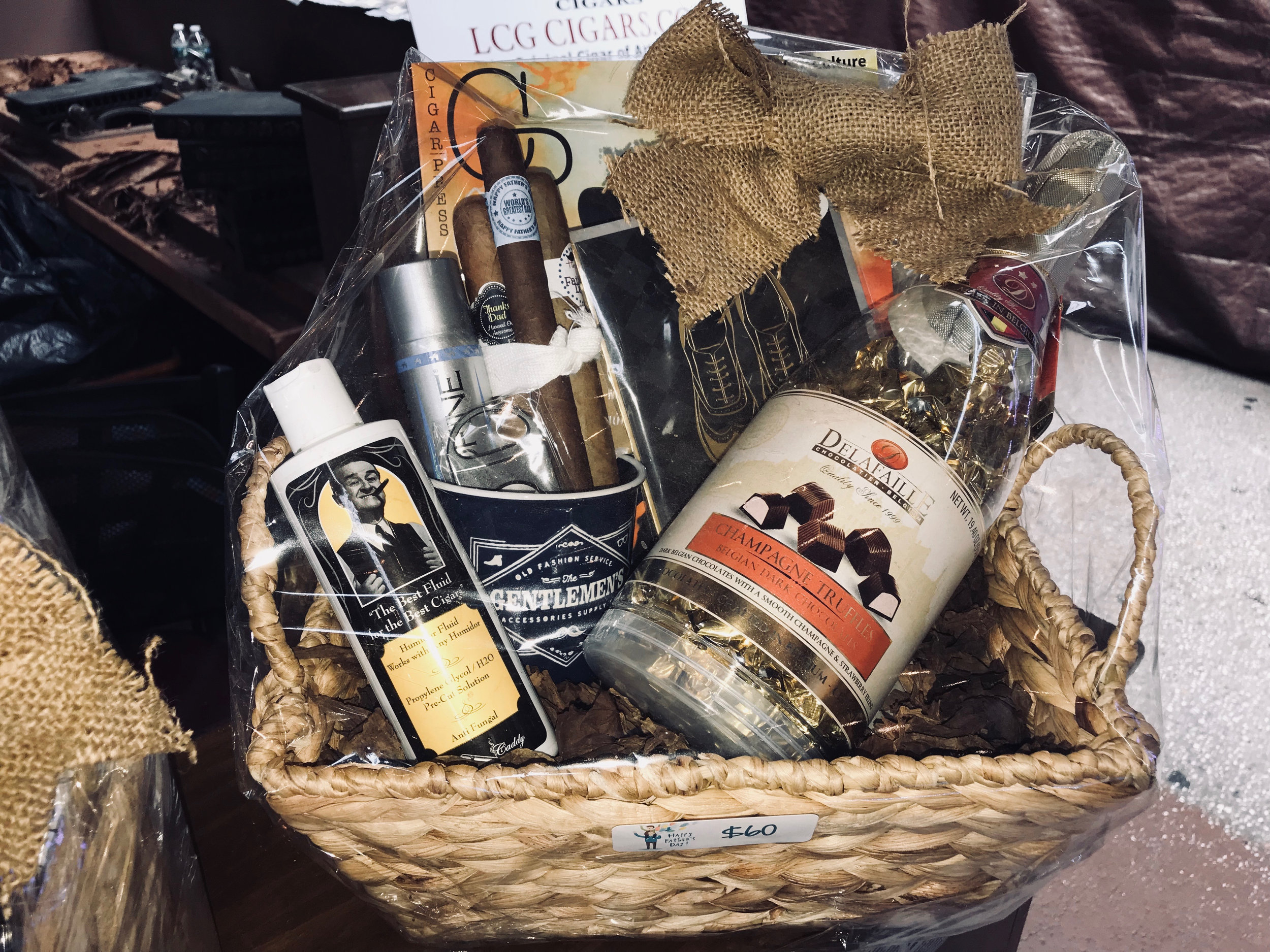Father's Day Cigar Baskets
