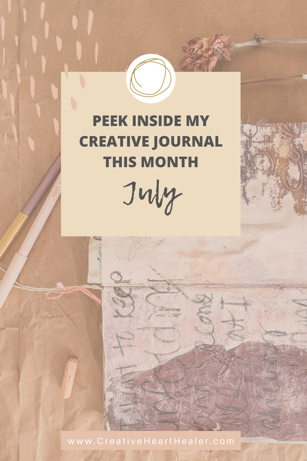 PEEK INSIDE MY CREATIVE JOURNAL THIS MONTH  - JULY