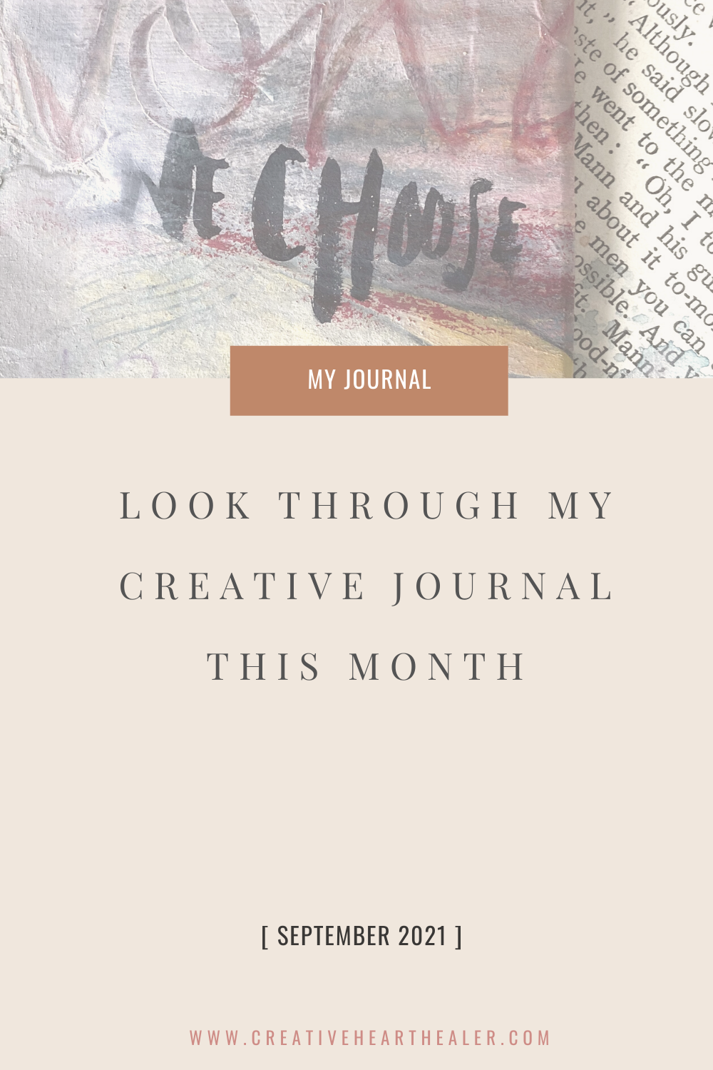 LOOK INSIDE MY CREATIVE JOURNAL THIS MONTH - SEPTEMBER — Creative Heart  healer