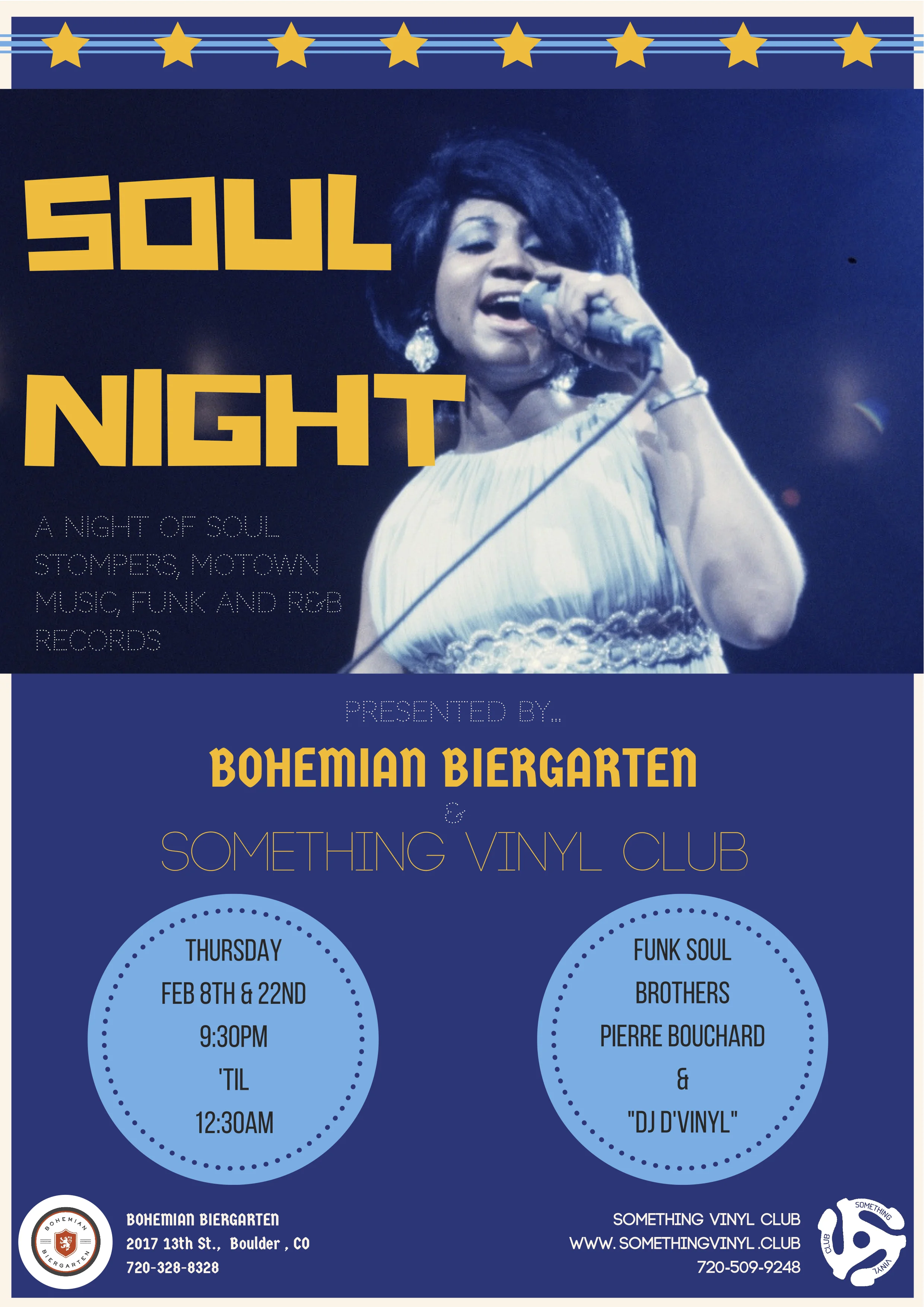 SOUL NIGHT @ The Bohemian Biergarten
