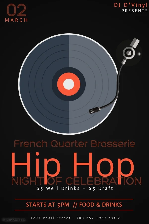 For The Record Fridays @ The French Quarter Brasserie: Hip-Hop