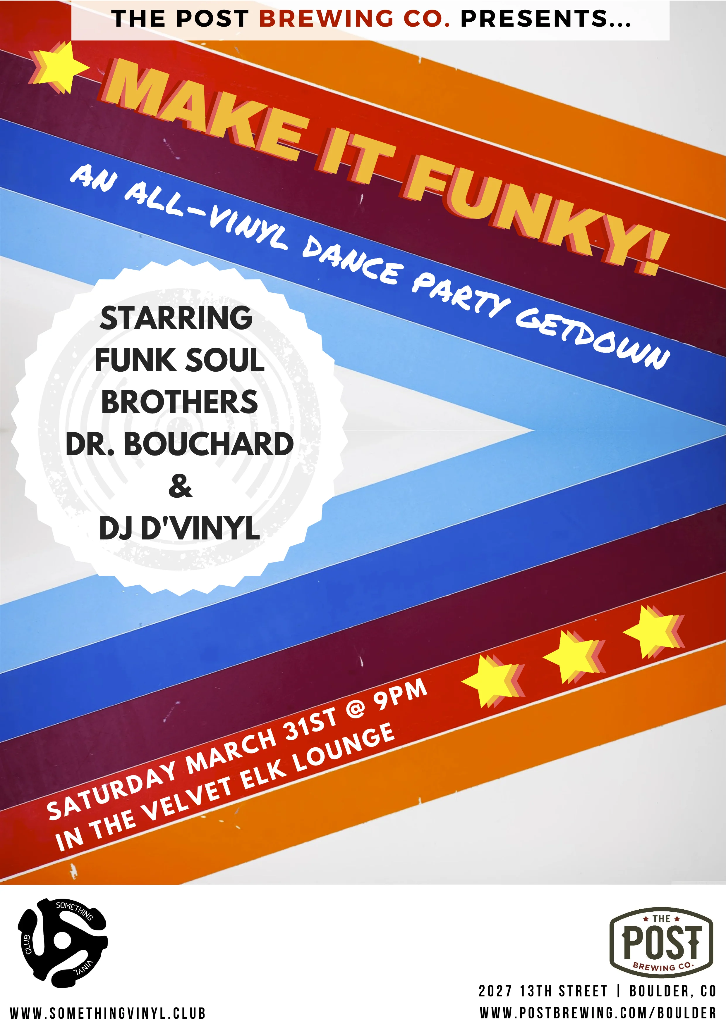 FUNK NIGHT @ The Post Brewing Boulder!
