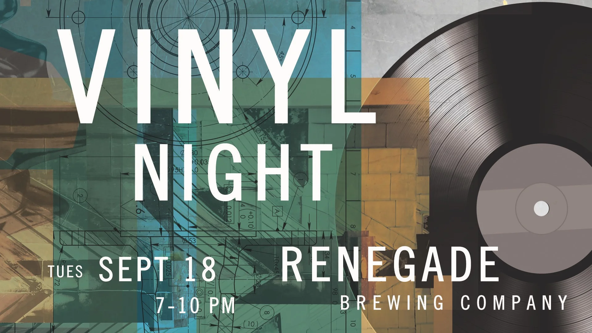 Vinyl Night @ Renegade Brewing Co.