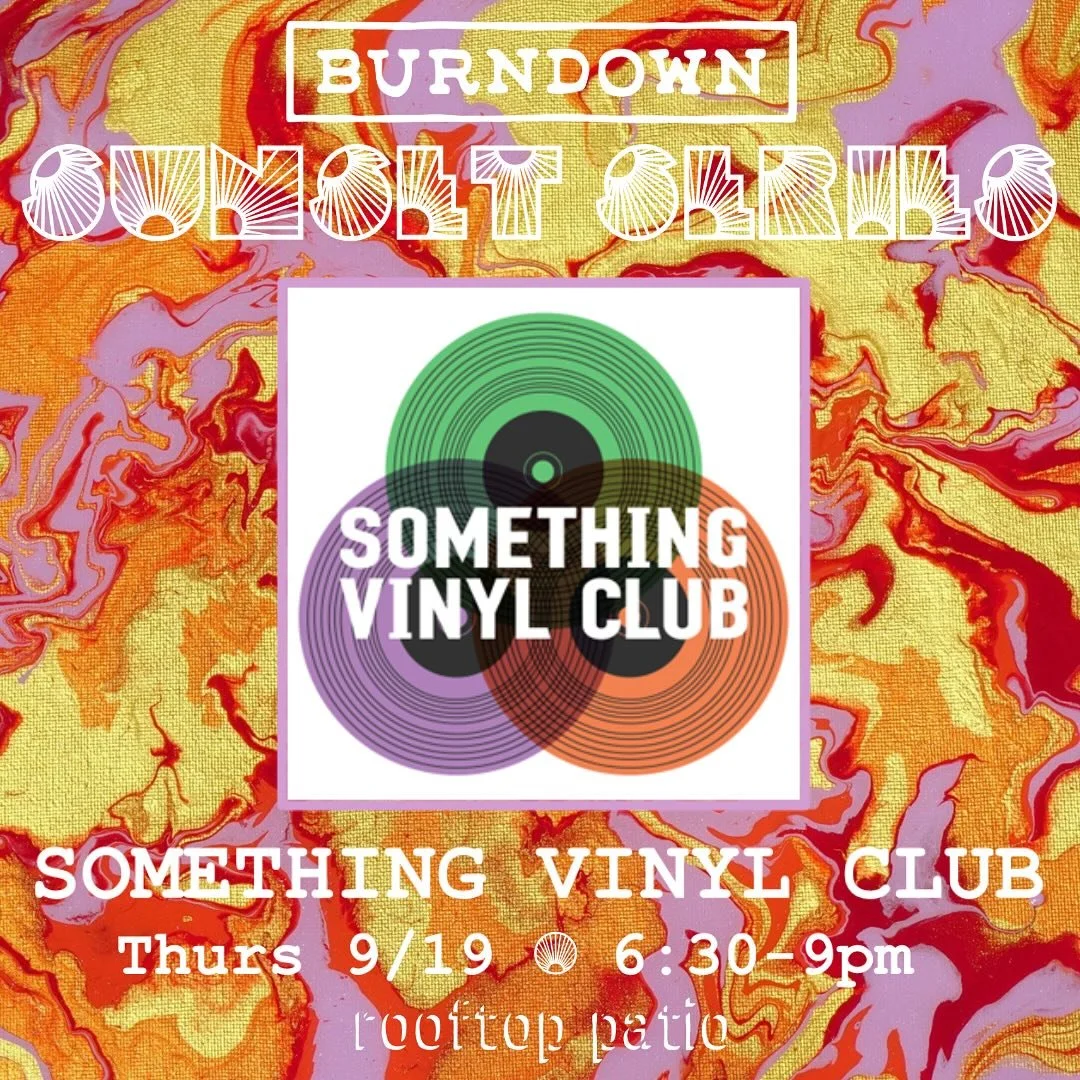Something Vinyl Club is taking over @burndowndenver next Thursday for their Sunset Series from 6:30-9PM 🪩🔥🪩 featuring @_wes_is_more_ @the_only_smith and @nic_fite on the 1&rsquo;s &amp; 2&rsquo;s 🎧🎧🎧