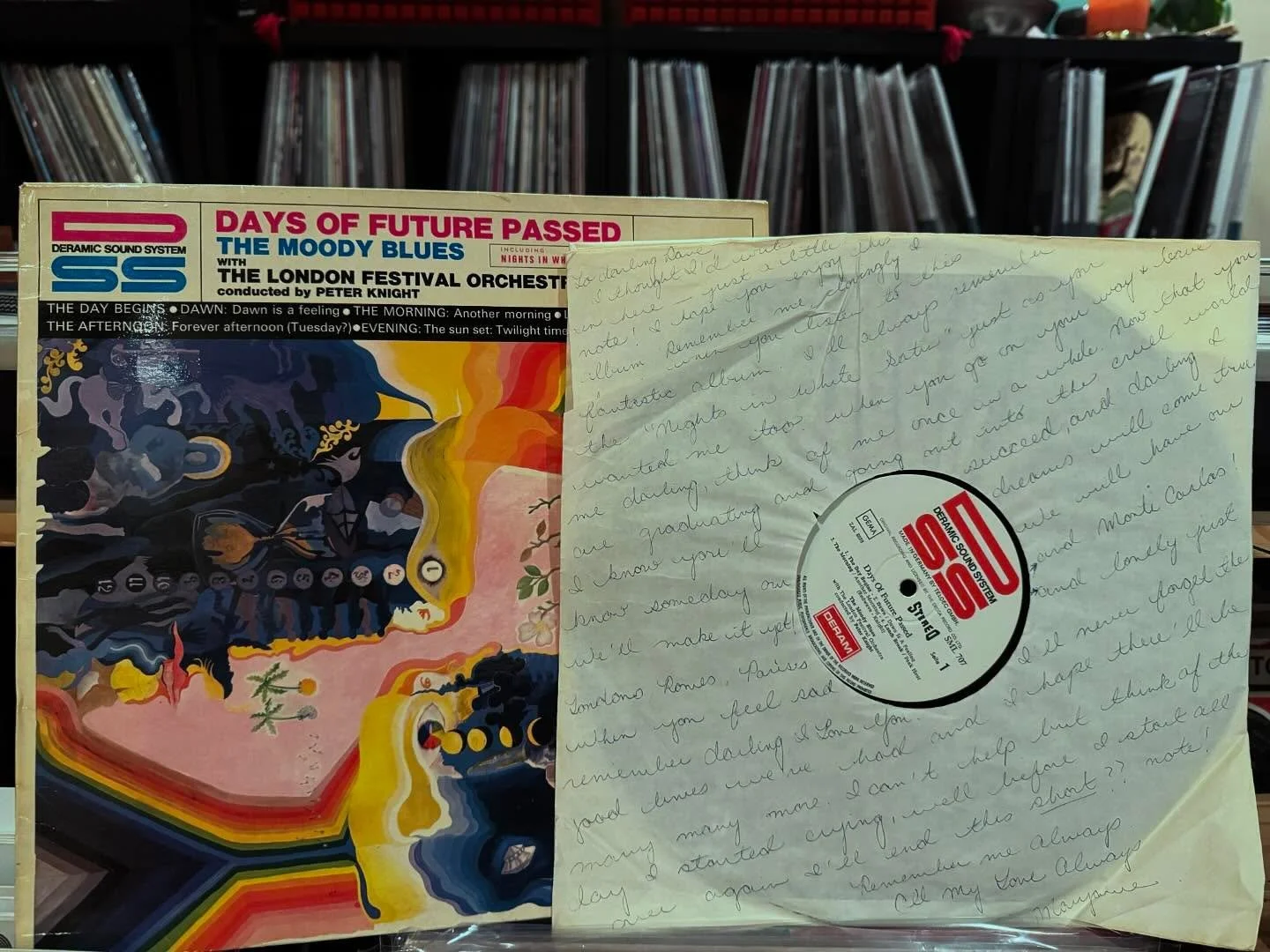 I love finding old letters in vintage albums. There&rsquo;s so much rich history behind the music, but the real gem is the knowledge that this album meant the world to someone at some point. In this instance, that someone meant the world to someone e